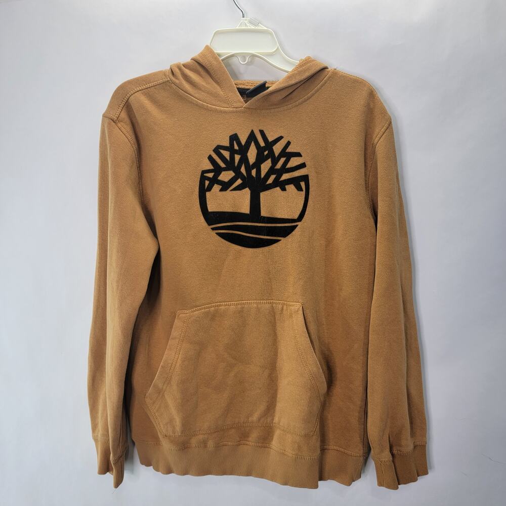 Timberland Boys Hoodie Pullover Sweater Tan XL 18/20